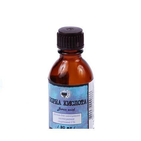 Boric Acid Acidum Boricum Alcoholic Solution 3 20 Ml Viola