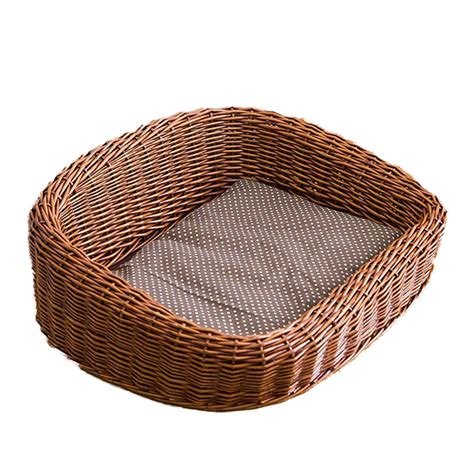 Round Up 18 Rattan And Wicker Dog Beds And Baskets Youll Love Hey