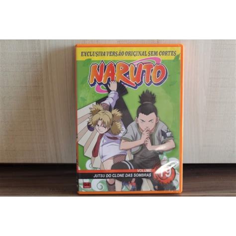 Dvd Naruto Volume Jutsu Do Clone Das Sombras Shopee Brasil