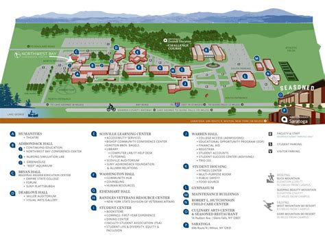 Campus Map And Directions Suny Adirondack