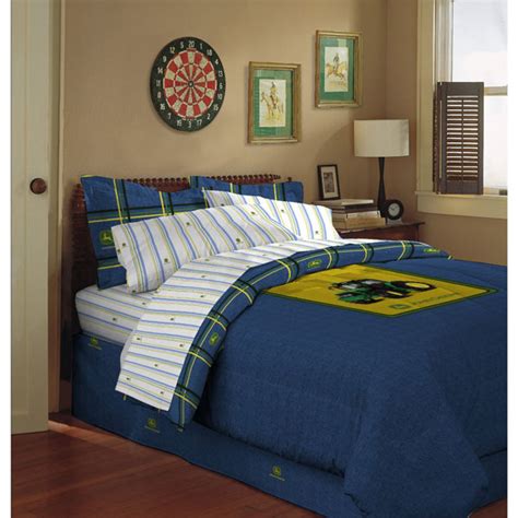 Tractor bed is a quest item used in building dream homes, one of farm fan's quests. John Deere Blue Denim Bed Skirt Dust Ruffle - LP32186 ...