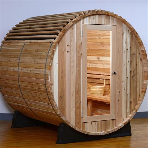 Outdoor Best Outdoor Solution With Nice Barrel Sauna