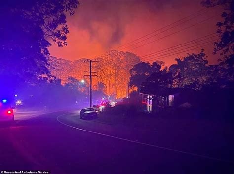 Spectacular Pictures Show Massive Fire Destroy Bushland As