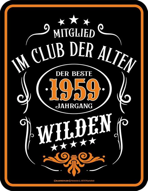 Geburtstag lustige sprüche frau, 60. Rahmenlos Blechschild zum 60. Geburtstag kaufen | OTTO