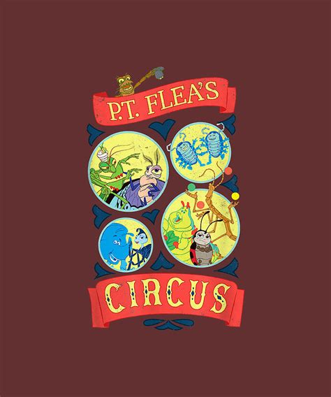 Disney And Pixars A Bugs Life Pt Fleas Circus Digital Art By Ras Kira