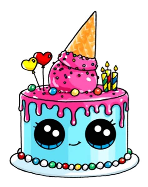 Download High Quality Birthday Cake Clipart Kawaii Transparent Png