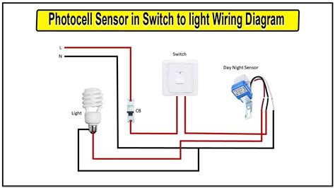 How To Wire A Photocell Sensor To A Light Photocell Sensor In Switch