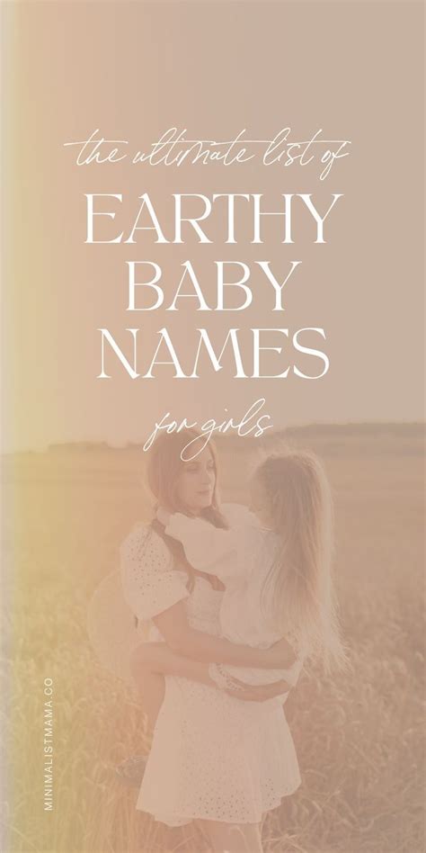 145 Strikingly Pretty Earthy Girl Names With Meanings Artofit