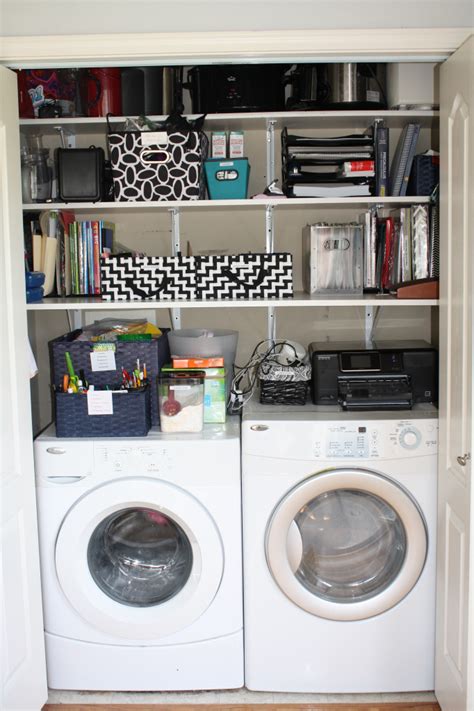 Put your laundry machines in a closet. 25+ Ideas for Small Laundry Spaces - Construction - Haven ...