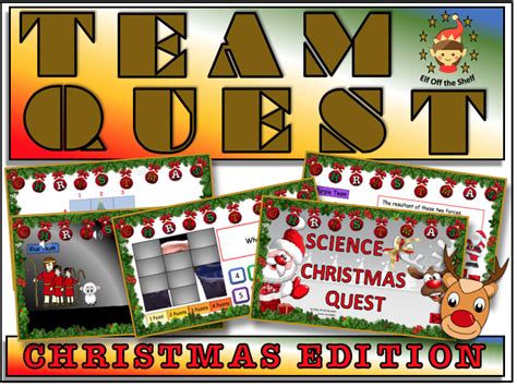 Christmas Team Quest Science Quiz Ks3 Teaching Resources