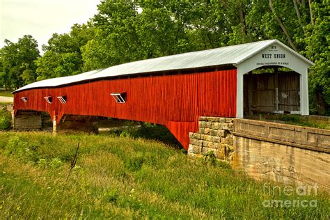 Historic Parke County Covered Bridge Photograph By Adam Jewell Fine