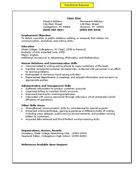 Contoh soalan temuduga juruukur bahan j41 sesi 2019. Contoh Resume Fungsional - Jawat Kosong