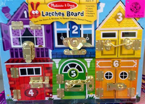 Latches Board Latch Board Educational Toys Nursery