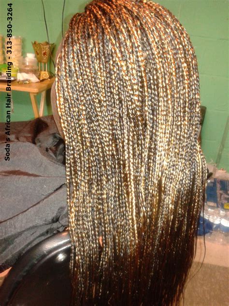 If nothing else, braiding your hair opens up numerous avenues for creativity as there are many ways you can personalize your look. Soda's African hair braiding: Page 2