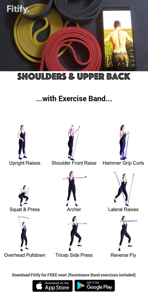 Resistance Band Shoulders And Upper Back Routine Download Fitify For Free