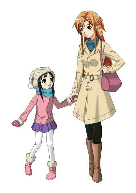 Madre E Hija 3 Kirito Asuna Online Anime Online Art Chica Anime