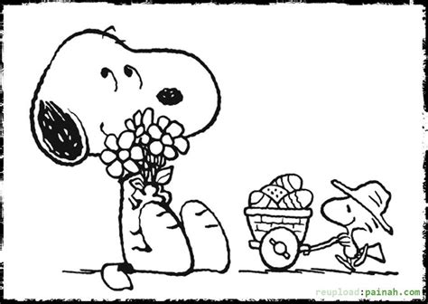 Peanuts Valentines Day Coloring Pages Clip Art Library