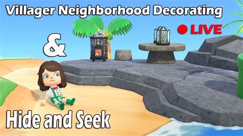 🔴acnh Live Villager Neighborhood Decor Come Over Animal Crossing
