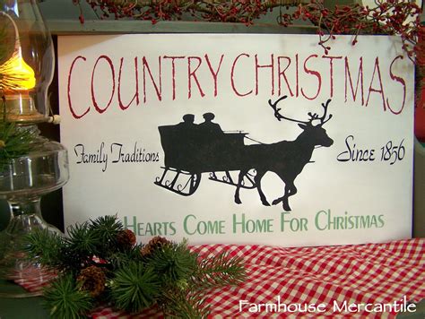 Farmhouse Country Style Christmas Signs Christmas Signs Country