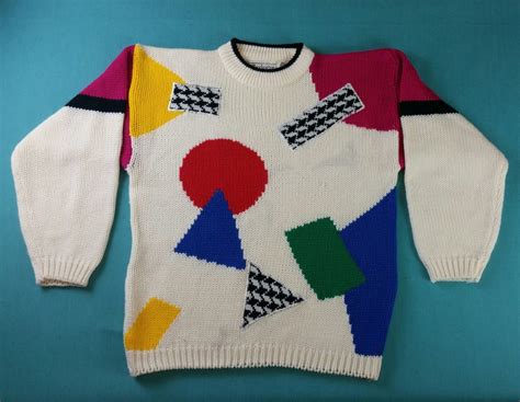 Exclusive Import 80s Sweater Retro Sweater Cool Sweaters Vintage