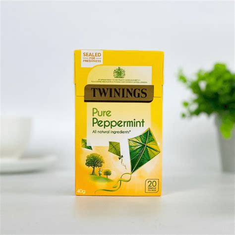 Twinings Pure Peppermint Tea 20 Tea Bags Tea At Heart
