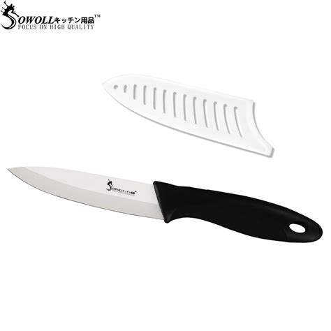Sowoll Brand Zirconia Ceramic Knife Abstpr Handle 4 Utility Knife