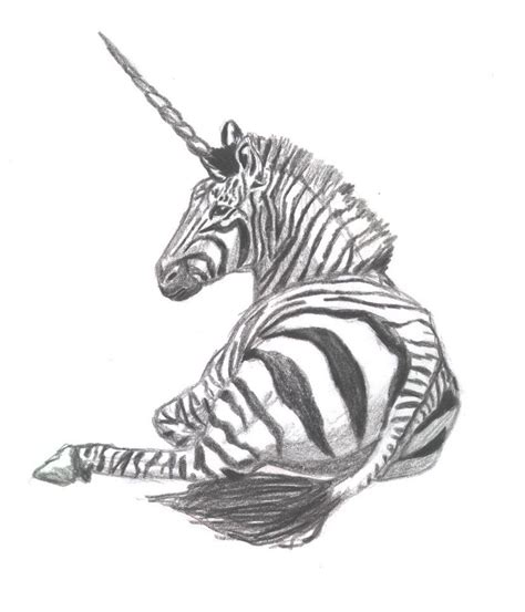 Zebra Unicorn by lil-Dose on deviantART | Zebra drawing, Unicorn