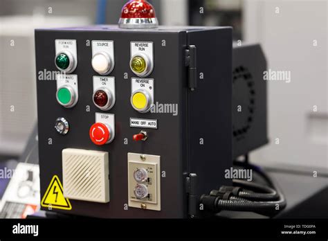 Electric Control Box Of Automated Industrial Equipment Selective Focus