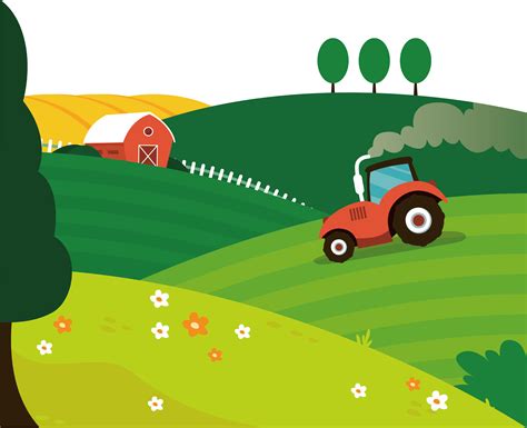 Agriculture Tractor Cartoon Images png image