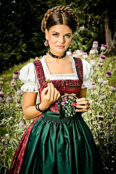 dirndl traditional dress germany love this look especially with the milkmaid braid german