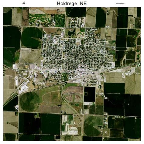 Aerial Photography Map Of Holdrege Ne Nebraska