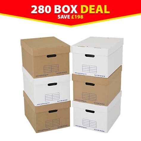 Archive Storage Boxes Pack Of 280 Manutan Uk