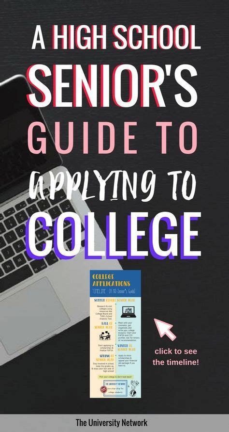 A High School Seniors Guide To Applying To College College