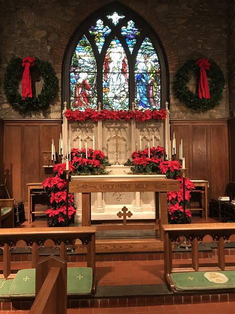 Christmas Altar Photo St Lukes Episcopal Church