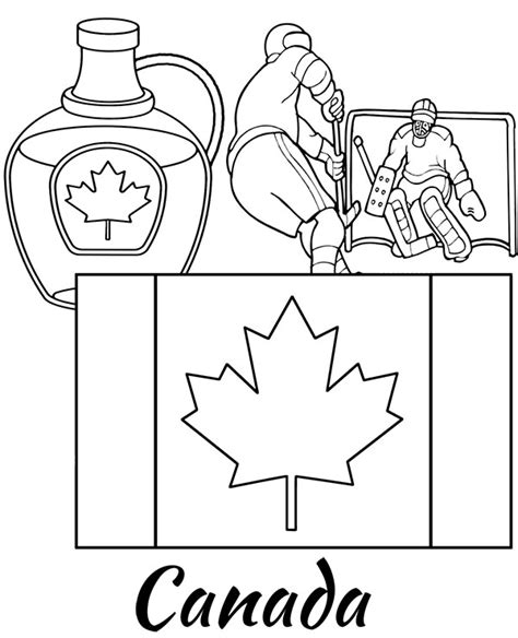 Free 23 Printable Canadian Flag To Color Doodle Art Alley