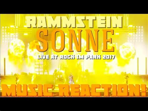 HERE COMES THE SUN Rammstein Sonne Live At Rock Im Park Music Reaction YouTube