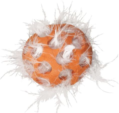 Jw Pet Cataction Feather Ball Interactive Cat Toy 1 Count Ebay