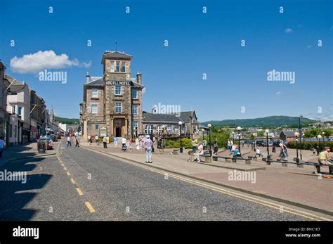 Town Centre Dunoon Argyll And Bute Scotland Stock Photo Alamy