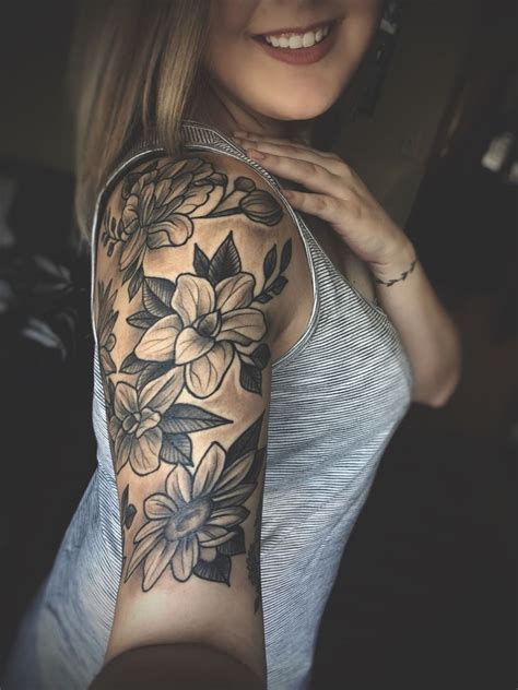 Upper Arm Shoulder Tattoo Designs For Women Viraltattoo