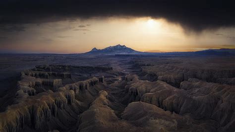 Dusk Of Badland Photograph By Michael Zheng Pixels