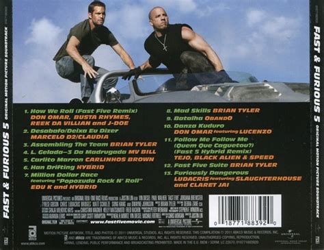 Fast And Furious Soundtrack Fast And Furious Songs Soundtracks
