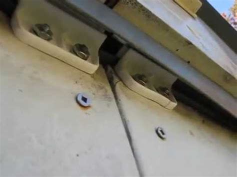 20' floor with 7'6 neck. Metal Garden Shed Door Slide Repair - YouTube