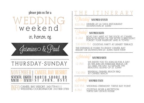 Feb 09, 2019 · using our pdf editor, you can easily customize your wedding itinerary template to match the theme of the wedding. Sugar Queens: Custom Wedding Welcome Cards