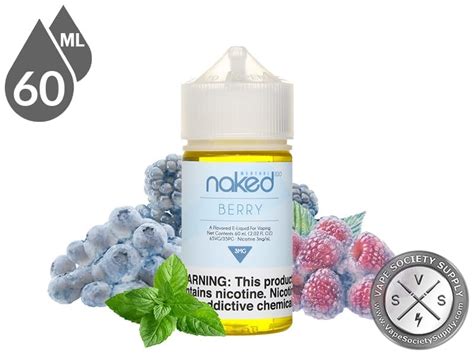 berry by naked 100 menthol 60ml e liquids for vaping