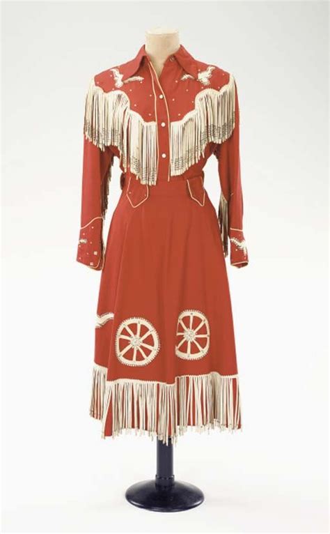 Patsy Cline Red Cowgirl Ensemble Christie S Cowgirl Dresses Vintage Western Dress