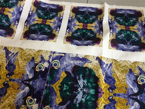 Digitally Printed Cotton Fabric Print Design Inspired By Metamorphosis