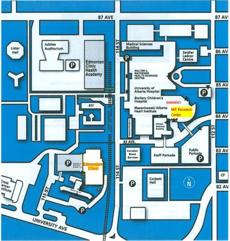 University Of Alberta Hospital Map Gadgets 2018