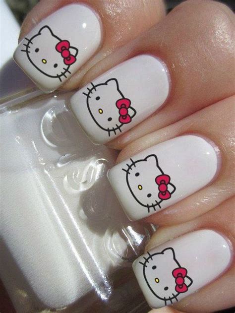 Cute Hello Kitty Nail Art Designs Hative Elefanten Nägel Hello