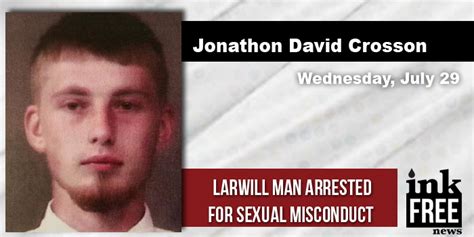 Larwill Man Arrested For Sexual Misconduct With Minor