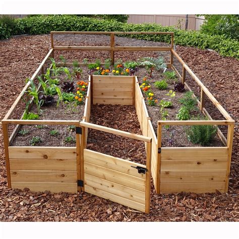 Outdoor Living Today 8 X 12 Cedar Raised Garden Bed Wayfair